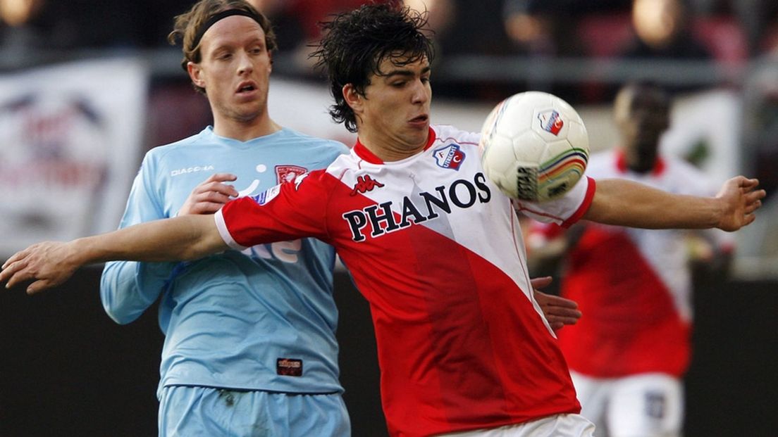 Gianluca Nijholt in zijn tijd bij FC Utrecht