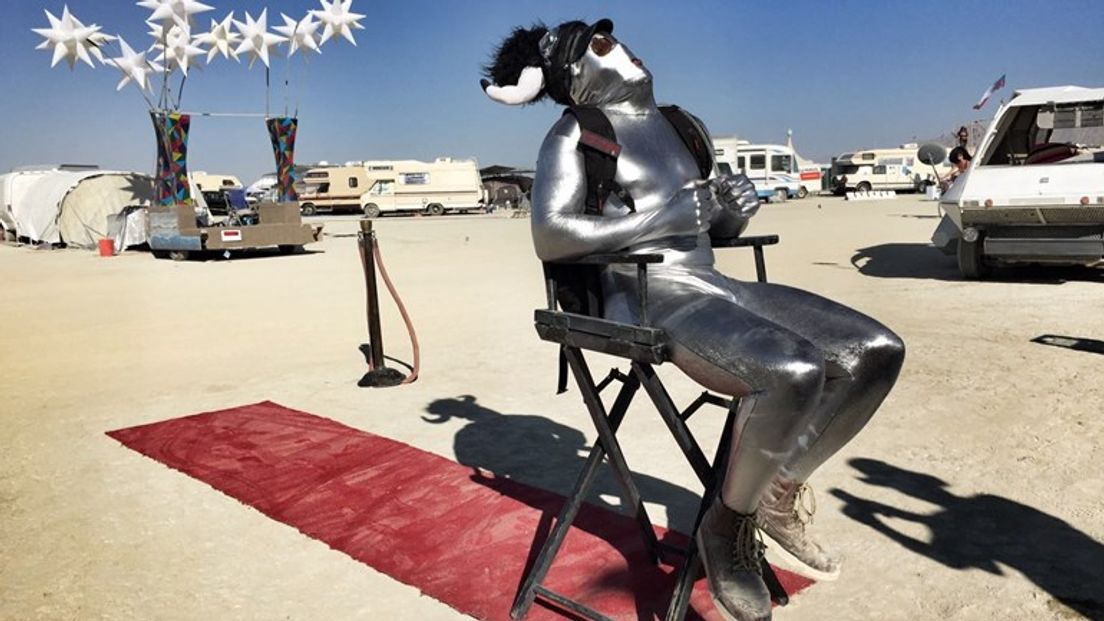 Burning Man in Nevada.