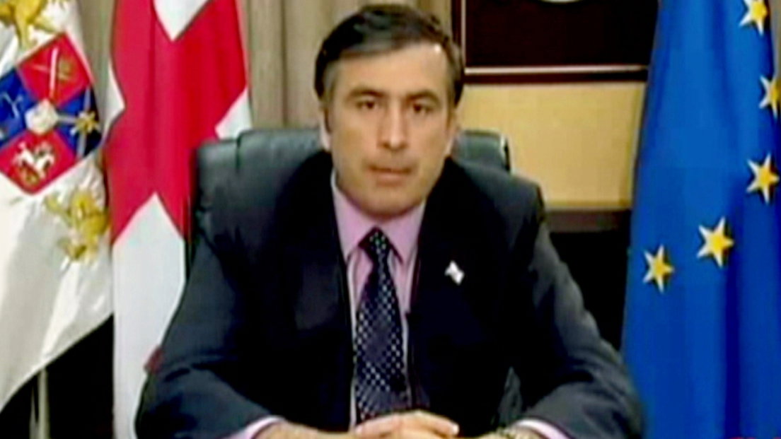 Michael Saakasjvili, de man van Sandra Roelofs - archieffoto