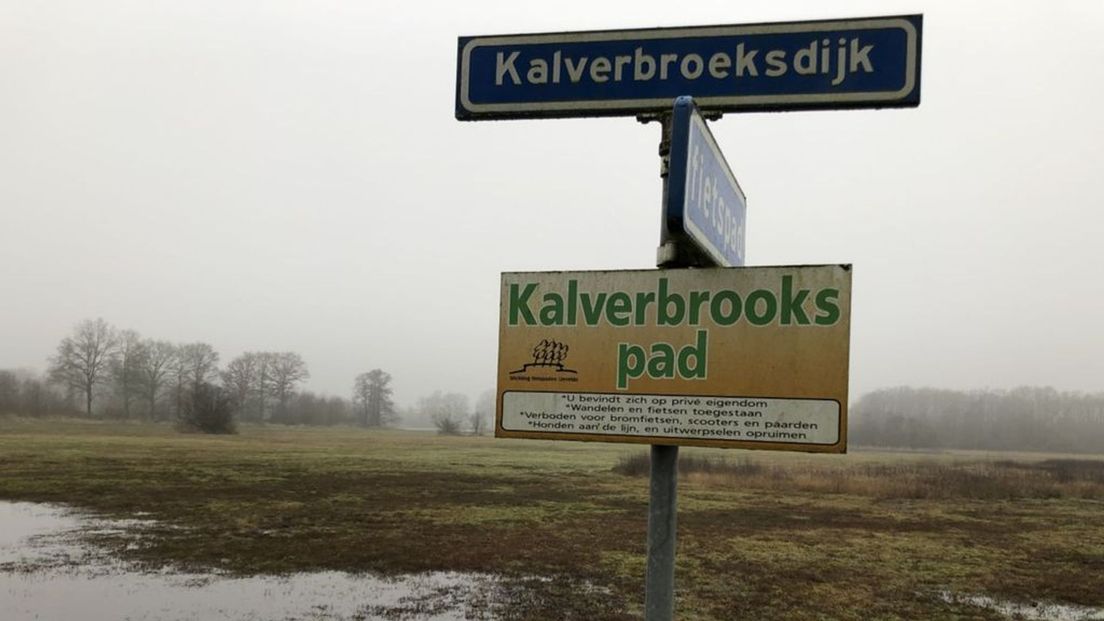 Natuurgebied 'Kalverbrook' aan de Kalverbroeksdijk.