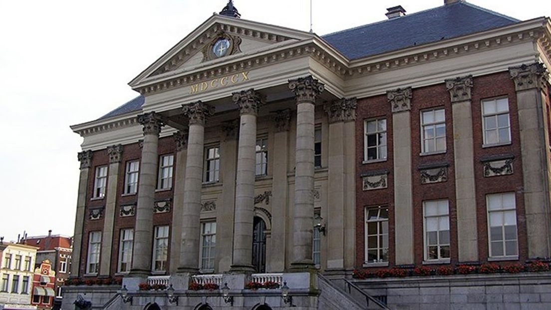 Het stadhuis van Groningen