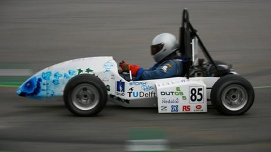 Racewagen van de TU Delft