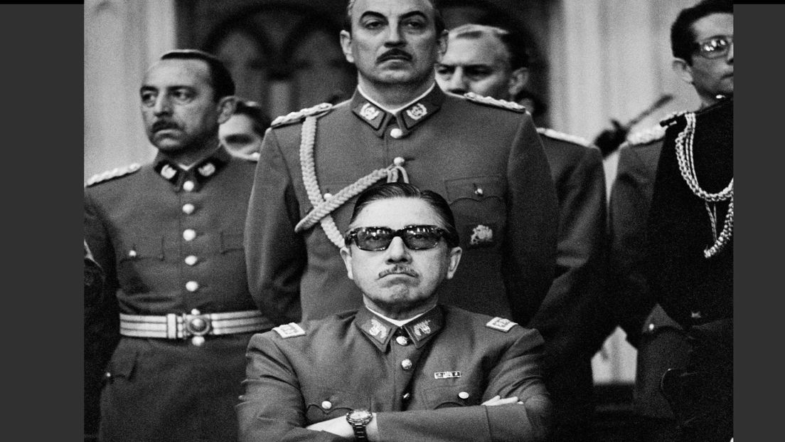 Gerretsens foto van Pinochet