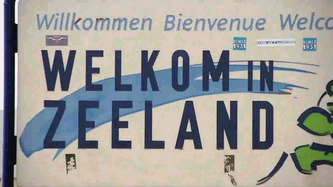 Bord: Welkom in Zeeland