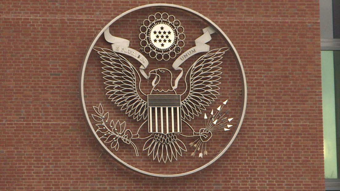Amerikaanse ambassade. 