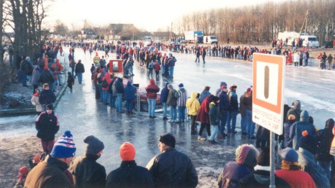 Publiek op het ijs
