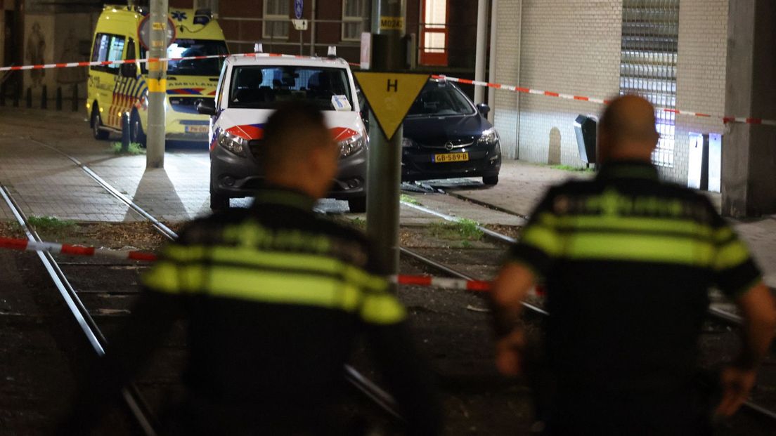 De politie heeft de Harstenhoekstraat afgezet voor onderzoek