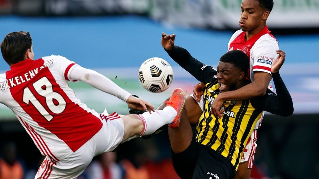 war Ajax-Vitesse was ook de bekerfinale van vorig seizoen.