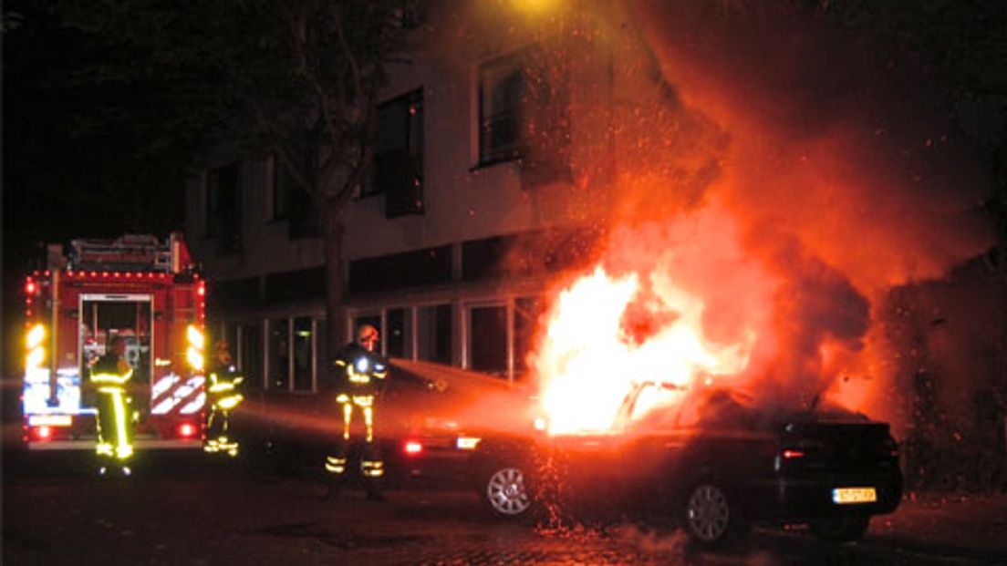 Auto uitgebrand in Rijswijk