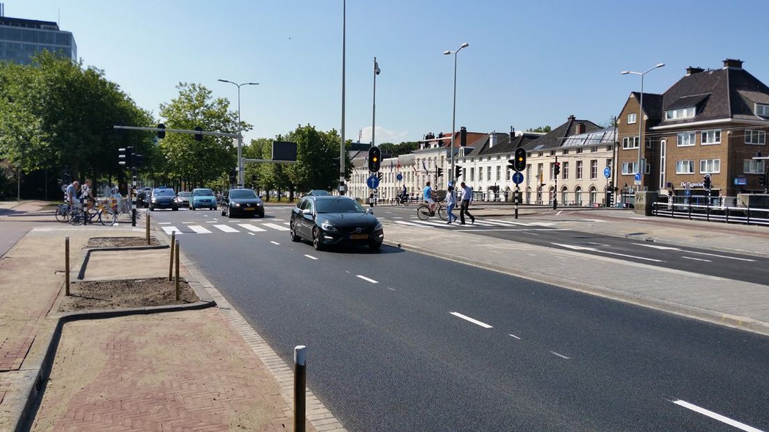 De Raamweg in Den Haag is sinds zaterdag weer open voor verkeer. | Foto Omroep