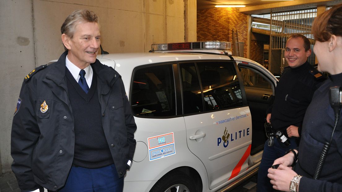 Korpschef Gerard Bouman van de Nationale Politie op bezoek in het Westland