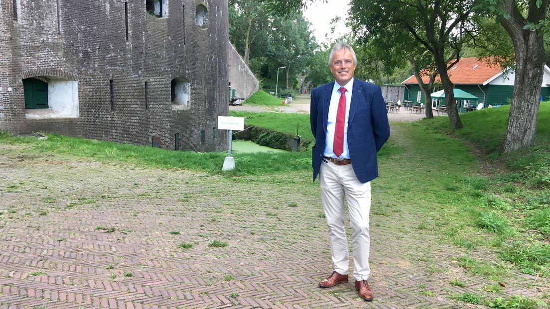 Wethouder Huib Zevenhuizen: "We willen het fort behouden"
