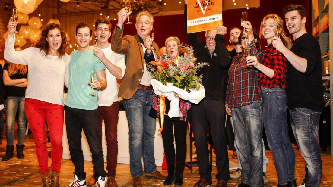 Eerder verwelkomde de cast van Soldaat van Oranje al de 1,5 miljoenste bezoeker.