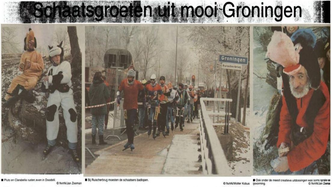 Een foto-overzicht uit Nieuwsblad van het Noorden