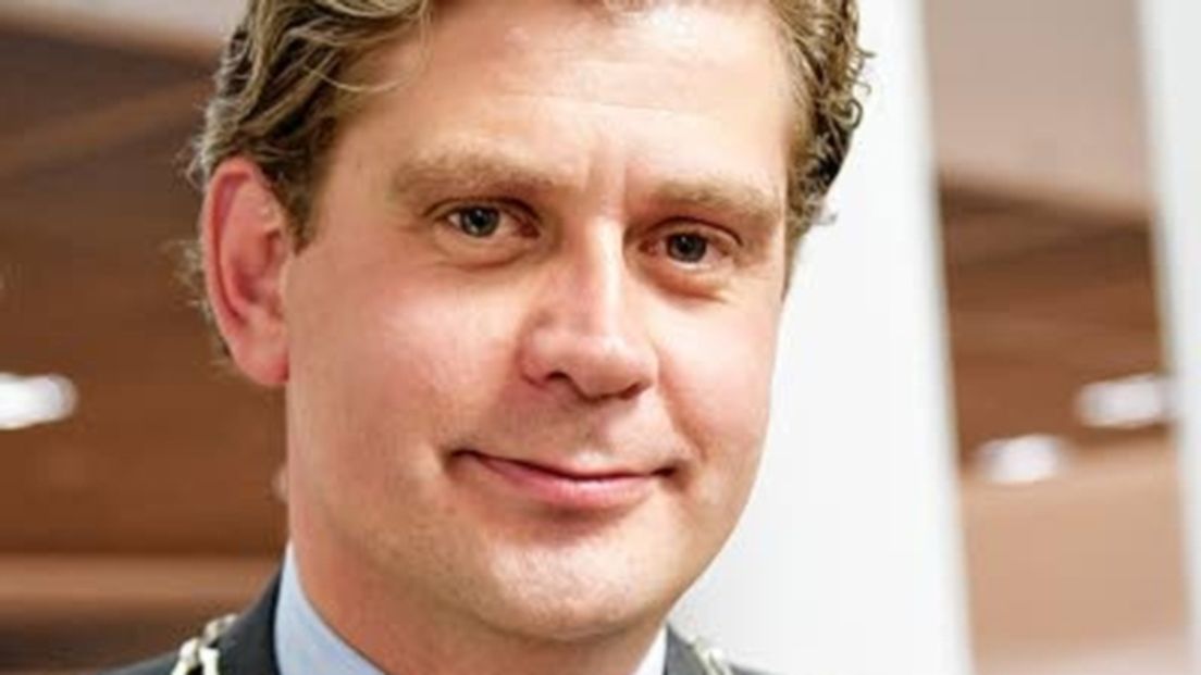 Burgemeester Wouter Kolff van Veenendaal.