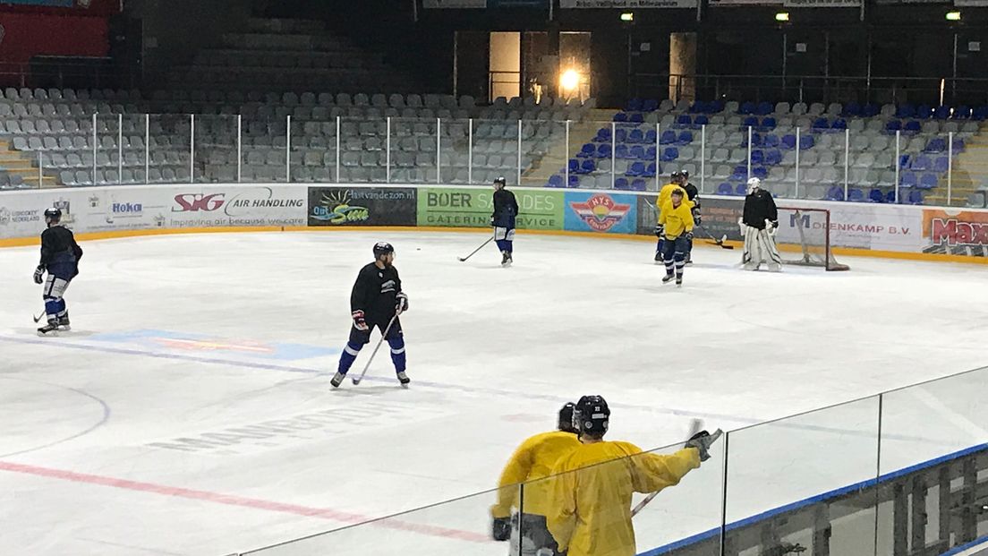 IJshockeyers HIJS trainen in de Uithof