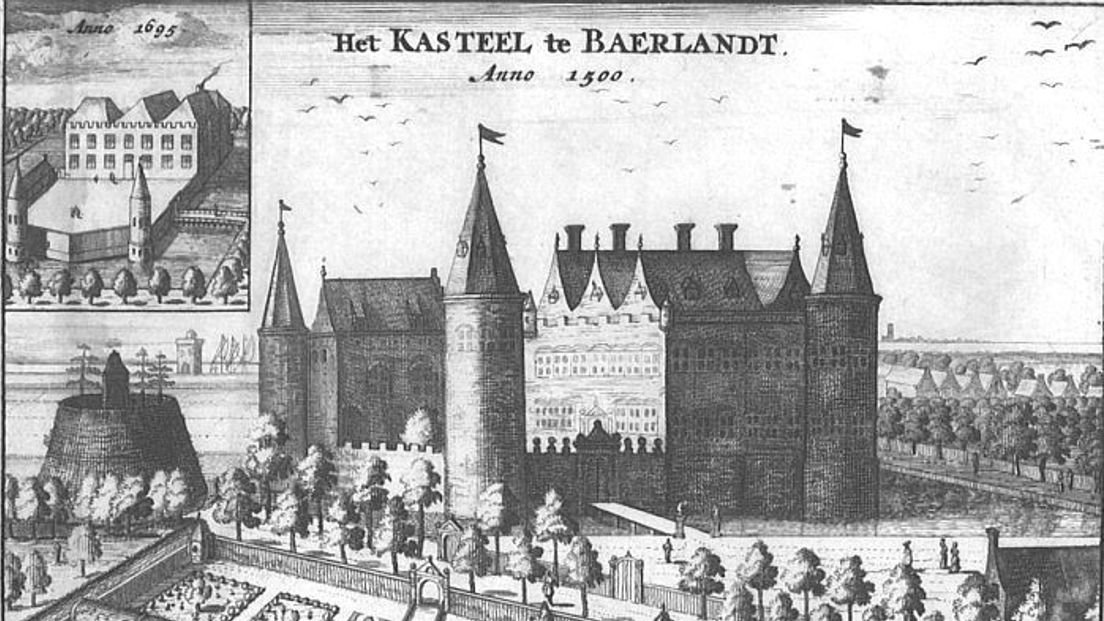 Het kasteel rond 1500