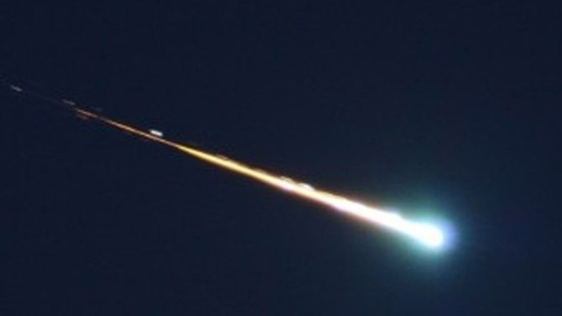 Een meteoor (niet degene die vrijdagavond is gezien)
