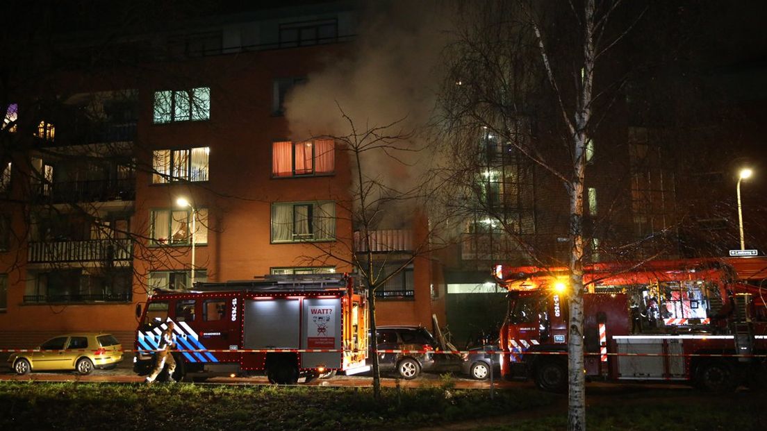 Balkonbrand aan de Slachthuisstraat in Den Haag