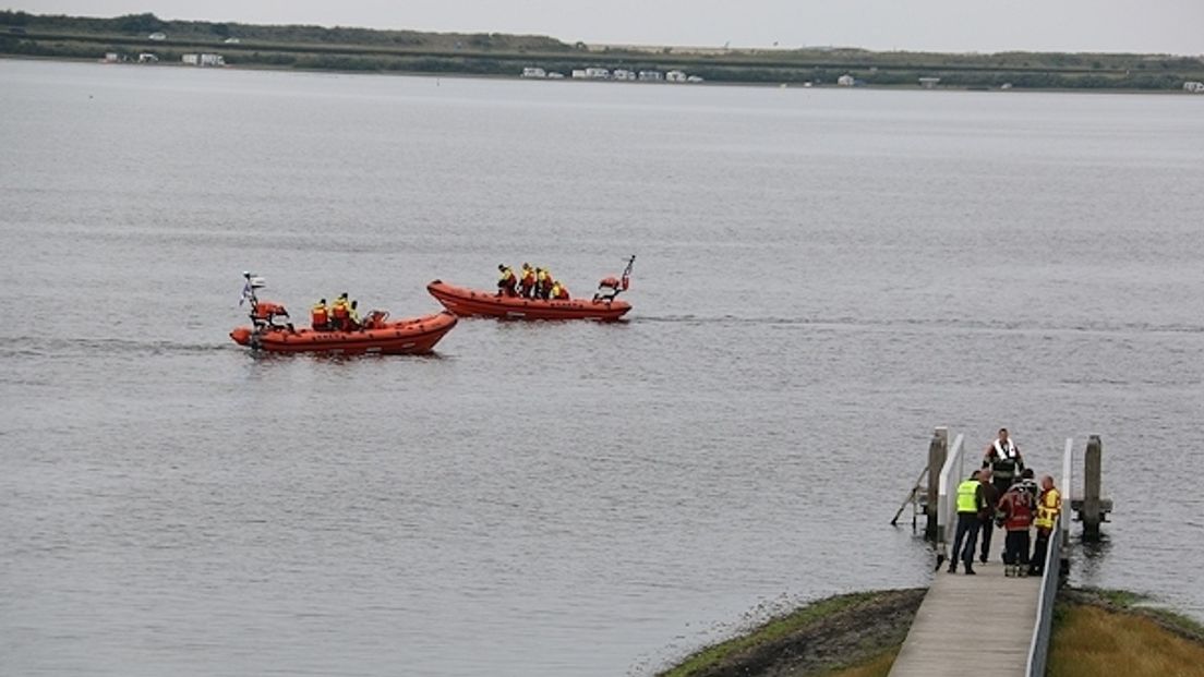 Diverse hulpdiensten waren betrokken bij de zoekactie naar de vermiste duiker