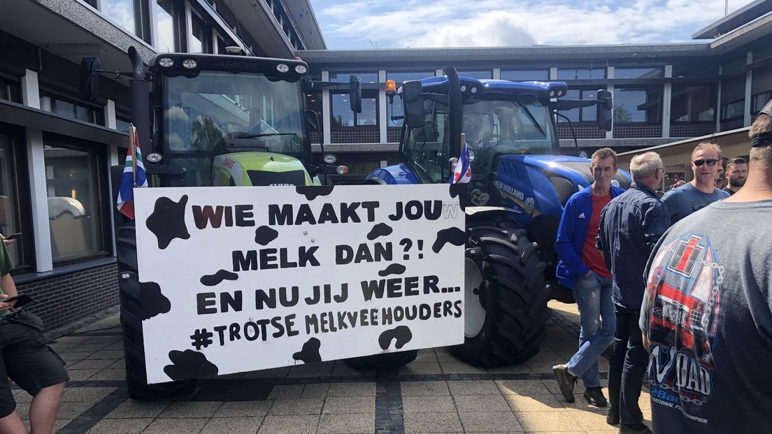 Het boerenprotest in Assen