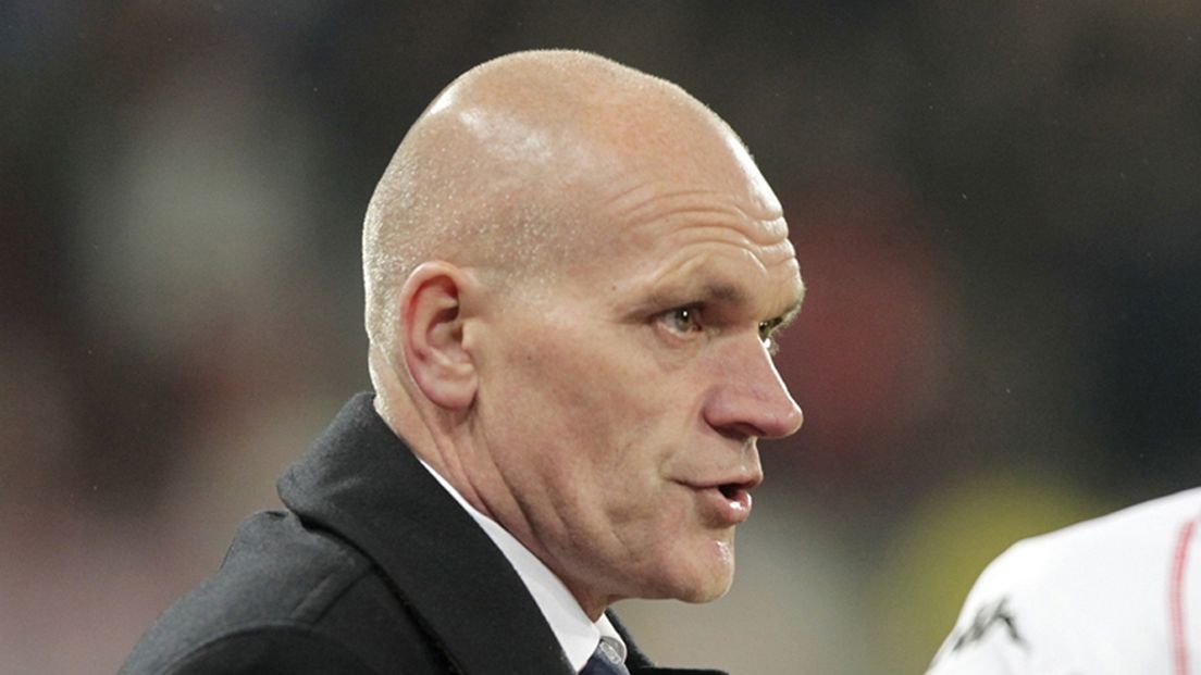 Trainer Jan Wouters verloor met FC Utrecht met 5-2.