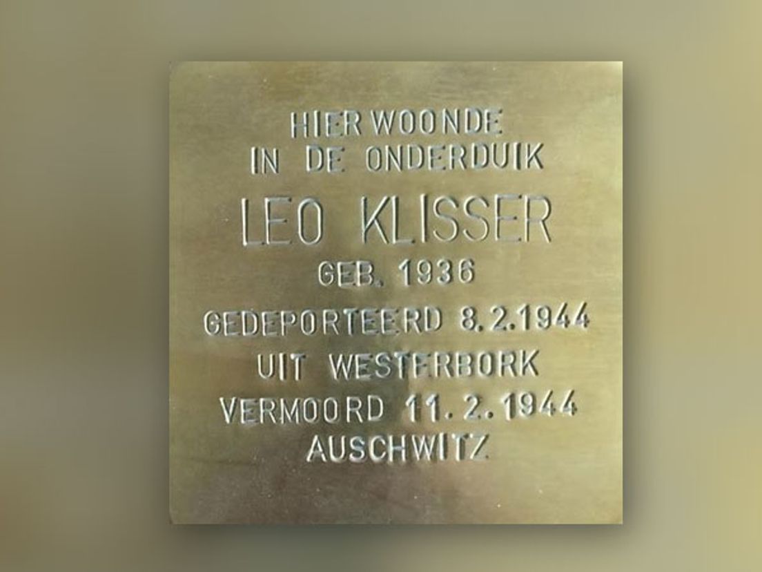 Stolpersteine ter herinnering aan Leo Klisser