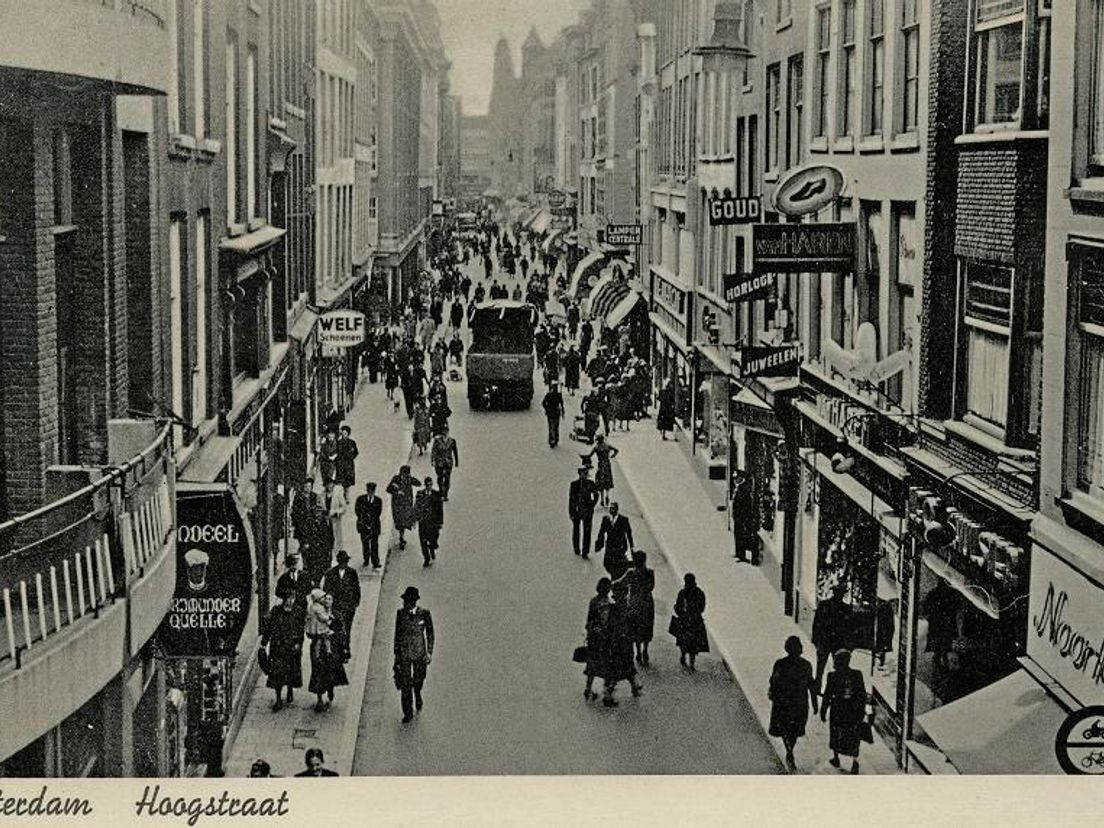de Hoogstraat in 1938