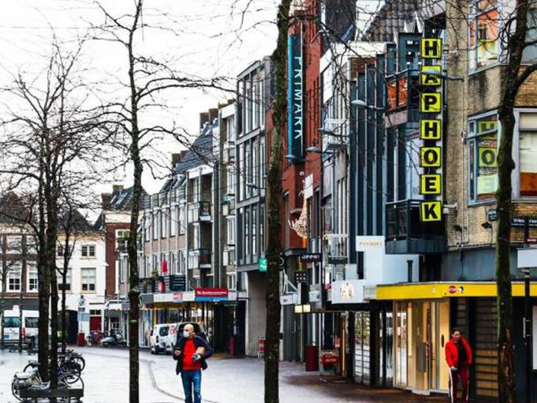 Lege binnenstad van Dordrecht