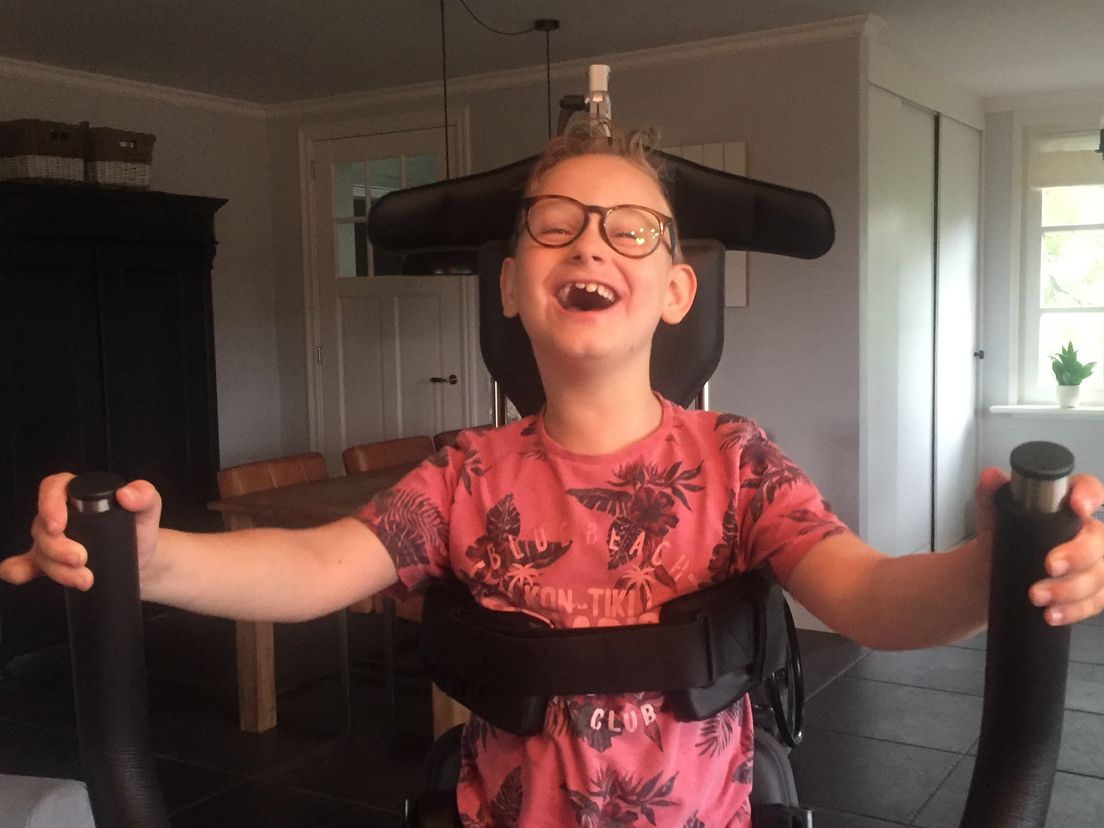 De 8-jarige Luuk Marcus met de zeldzame ziekte CTNNB1