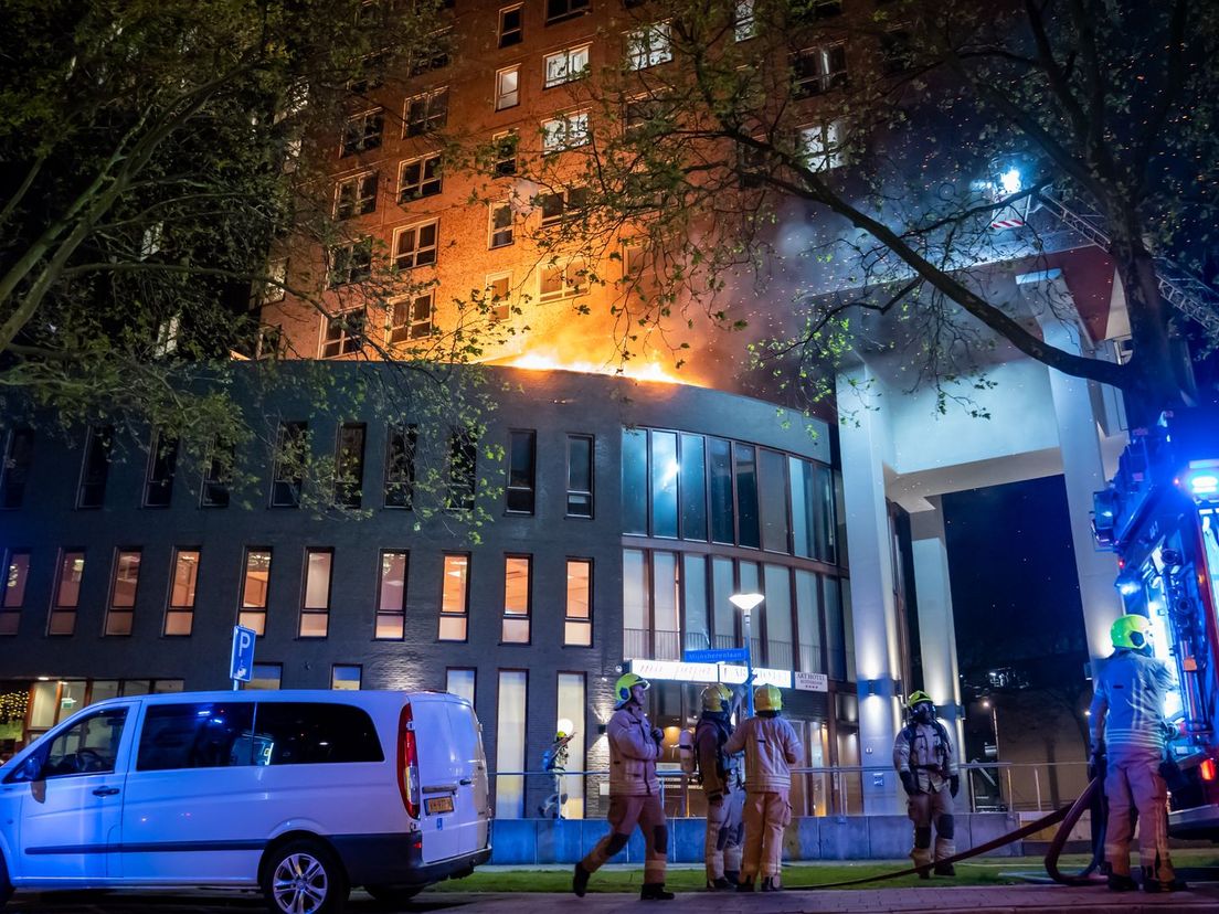 De brand in het Art Hotel