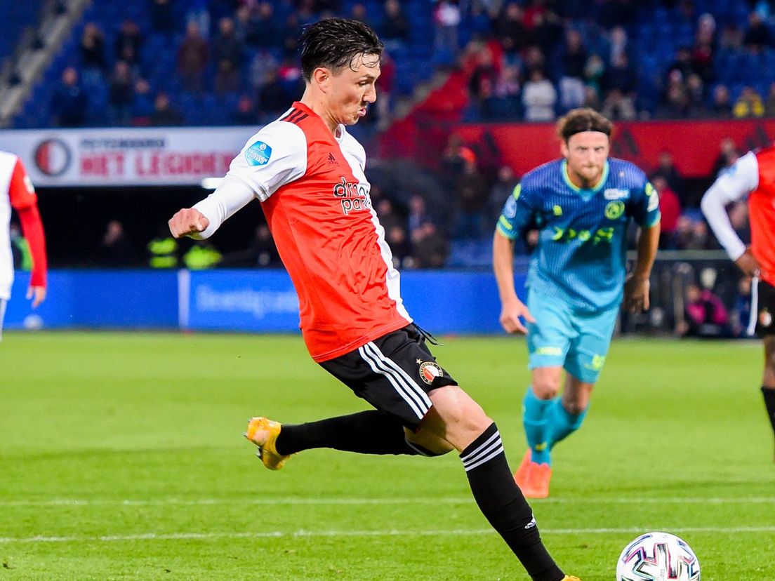 Steven Berghuis zette de 1-0 op het scorebord bij Feyenoord-Sparta