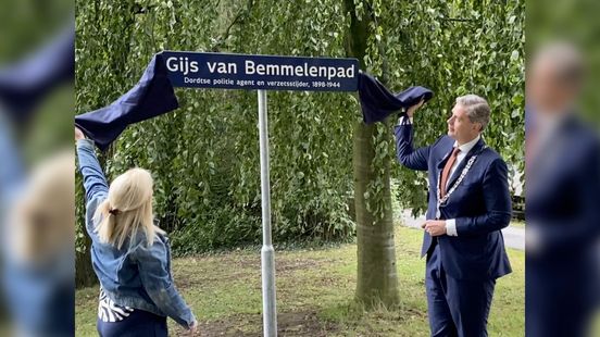 Hij werd verraden en door zijn eigen politiecollega's opgepakt: Dordtse verzetsman Gijs van Bemmelen geëerd