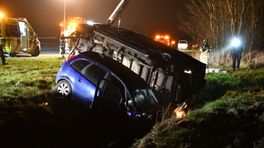 Ongeluk A58 veroorzaakt door dronken bestuurders: vier gewonden naar ziekenhuis gebracht
