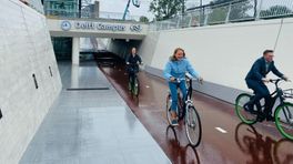 Eindelijk door nieuwe tunnel bij station Delft Campus fietsen: 'Scheelt vijf tot tien minuten'