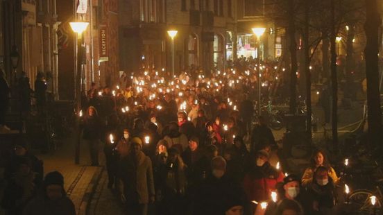 Kijk terug: het fakkelprotest in Groningen
