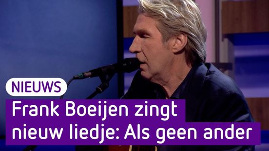 Frank Boeijen zingt nieuw lied: Als geen ander