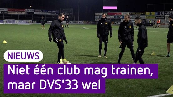 DVS'33 mag als enige Gelderse amateurclub 's avonds trainen, want Vitesse wacht