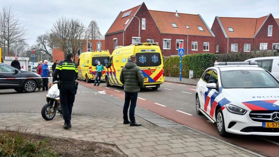 Gewonden bij botsing tussen twee scooters in Leerdam.
