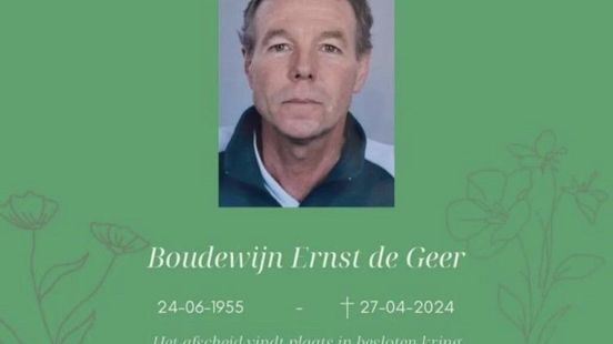 Oud-De Graafschap voetballer Boudewijn de Geer overleden