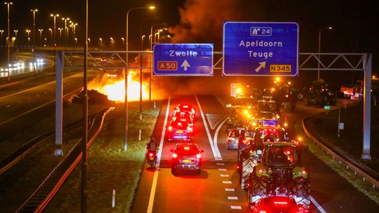 Foto: Weinig steun onder Gelderlanders voor snelwegblokkades